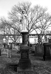 The Byrne Family Funerary Monument in Calvary Cemetery, March 2008