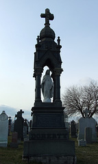 Funerary Monument in Calvary Cemetery, March 2008
