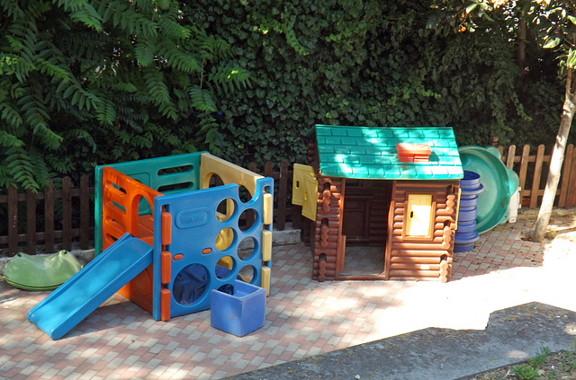 Toddler Playground in Trastevere in Rome, June 2012