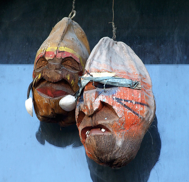 Shrunken Heads in Coney Island, June 2008
