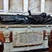 winchester cathedral, hants. superb c17 tomb of richard weston, lord portland, +1634, by isaac besnier with bronze effigy attrib. to francesco fanelli