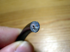Supposedly 0.5mm² of copper