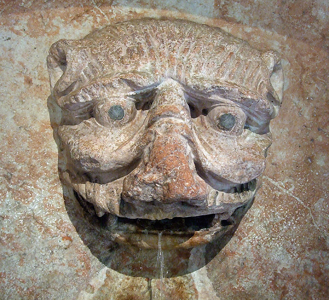 Detail of a Wall Fountain in the Cloisters, Sept. 2007