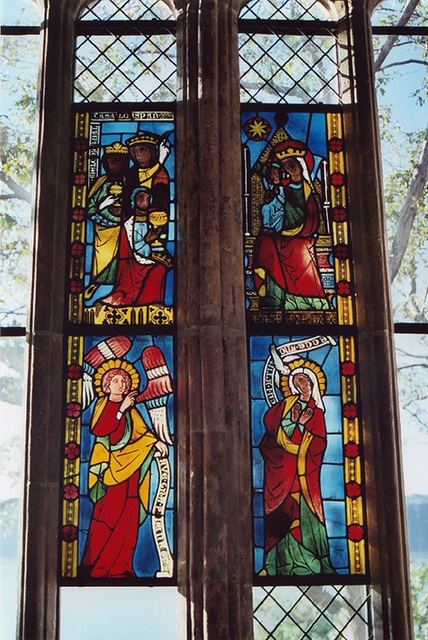 Stained Glass Window at the Cloisters, Oct. 2006