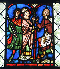 Stained Glass Panel in the Cloisters, Sept. 2007