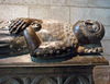 Detail of the Sepulchral Monument of Ermengol X in the Cloisters, Sept. 2007