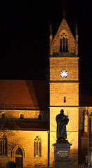 Erfurt bei Nacht - Kaufmannskirche