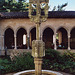 Cross & Fountain in the Trie Cloister at the Cloisters, Oct. 2006