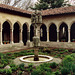 Cross & Fountain in the Trie Cloister at the Cloisters, April 2007