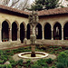 Cross & Fountain in the Trie Cloister at the Cloisters, April 2007
