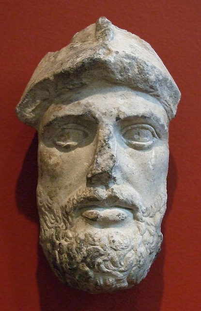 Portrait of a Helmeted Man in the Princeton University Art Museum, August 2009