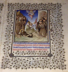 Page from the Belles Heures by the Limbourg Brothers in the Cloisters, October 2009