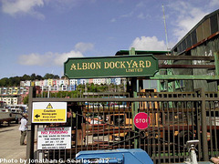 Albion Dockyard Sign, Bristol, England (UK), 2012