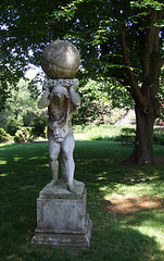 Statue of Atlas (?) in Old Westbury Gardens, May 2009