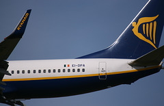 Ryanair Boeing 737-800 tail section