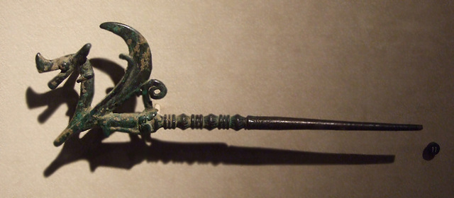 Iranian Pin with Winged Monster in the Walters Art Museum, September 2009