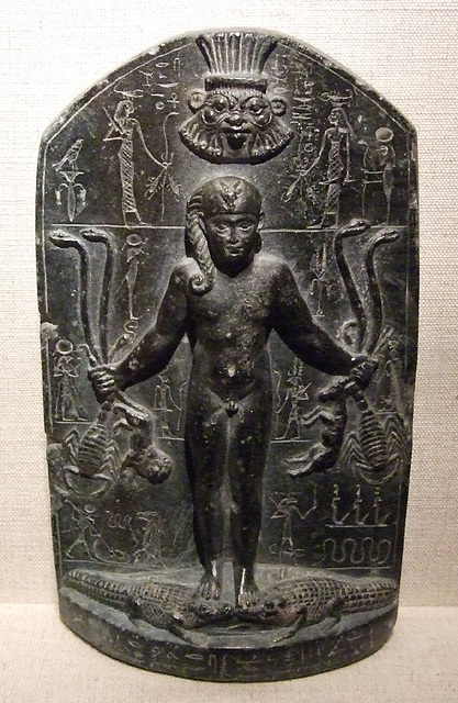 Horus the Child on Crocodiles in the Walters Art Museum, September 2009