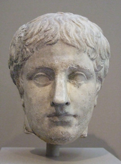Head of the Doryphoros in the Walters Art Museum, September 2009