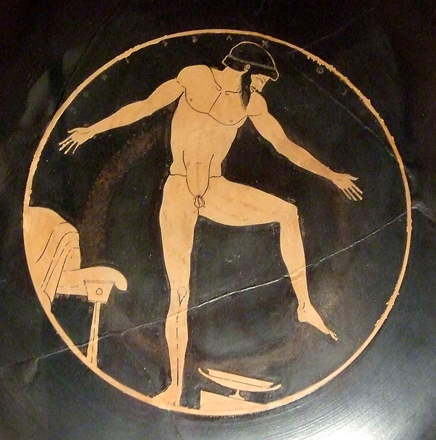 Detail of a Kylix Signed by Douris in the Boston Museum of Fine Arts, June 2010