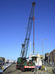 Isle of Man 2013 – Lorain crane in Douglas harbour