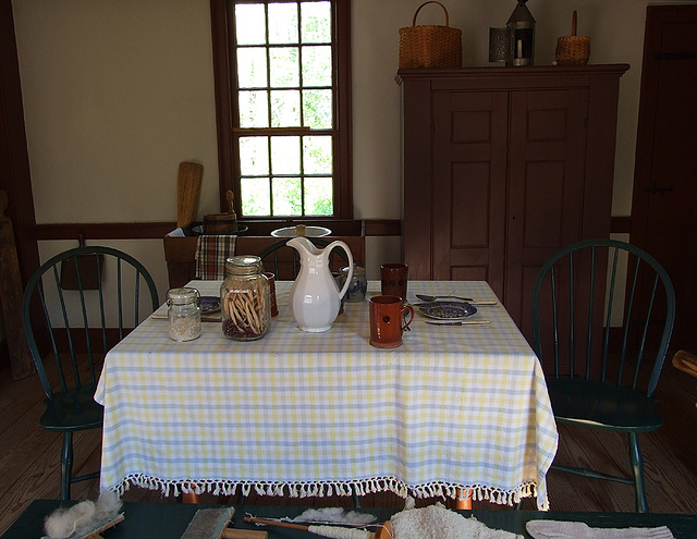 Kitchen in the Kirby House in Old Bethpage Village Restoration, May 2007