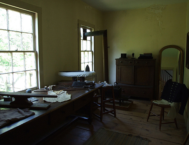 Back Room in the Kirby House in Old Bethpage Village Restoration, May 2007
