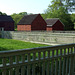 Barns & Fence of Hewlett House in Old Bethpage Village Restoration, May 2007
