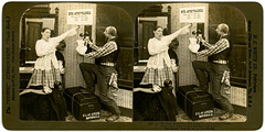 Silas and Samantha at the Astorf-Waldoria, 1903 (Stereographic Card)