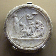 Marble Disc with a Scene of Dionysiac Ritual in the Boston Museum of Fine Arts, October 2009