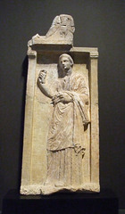 Funeral Stele of Aristomache in the Boston Museum of Fine Arts, October 2009