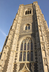 St Peter and St Paul Church tower, Lavenham, Suffolk, England