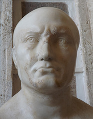 Detail of the So-called "Scipio Africanus" Bust in the Capitoline Museum, July 2012
