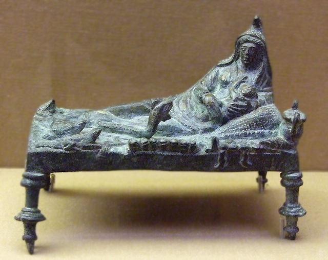 Bronze Pantheistic Deity on a Couch in the Boston Museum of Fine Arts, October 2009