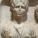 Detail of a Funerary Relief of a Mother and Son in the Museum of Fine Arts, October 2009
