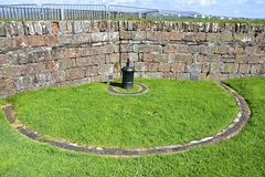 Isle of Man 2013 – Peel Castle – Gun turret
