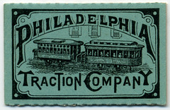 Philadelphia Traction Company Ticket