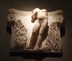 Pilaster Capital with Silenos in the Boston Museum of Fine Arts, October 2009