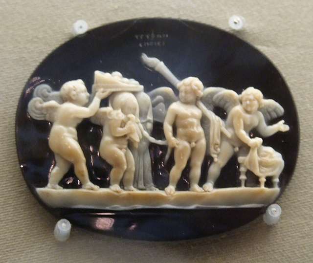 The Wedding of Cupid and Psyche Cameo in the Boston Museum of Fine Arts, October 2009