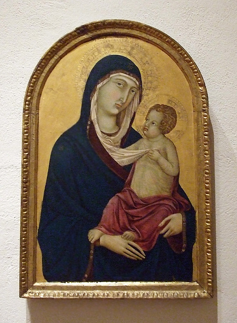Virgin and Child by Ugolino di Nerio in the Boston Museum of Fine Arts, June 2010