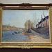La-Croix Blanche at Saint-Mammes by Sisley in the Boston Museum of Fine Arts, June 2010