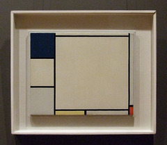 Composition with Blue, Yellow, and Red by Mondrian in the Boston Museum of Fine Arts, June 2010