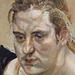 Detail of Susie by Lucian Freud in the Boston Museum of Fine Arts, June 2010