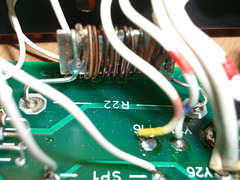Overheated shunt resistor