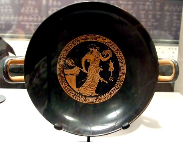 Kylix with Dionysos by the Telephos Painter in the Boston Museum of Fine Arts, June 2010