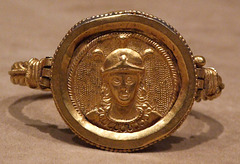 Bracelet with Bust of Roma in the Metropolitan Museum of Art, January 2010