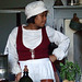 Girl inside the Adrience Farmhouse's Kitchen at the Queens County Farm Museum Fair, September 2008