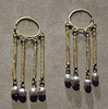 Byzantine Gold and Pearl Earrings in the Metropolitan Museum of Art, January 2011