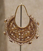 Gold Half Moon-Shaped Earring with Peacocks in the Metropolitan Museum of Art, January 2010