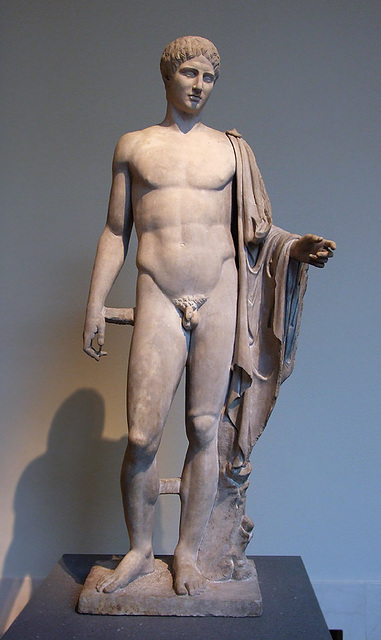 Marble Statue of Hermes in the Metropolitan Museum of Art, July 2007
