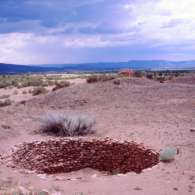 Pecos Pueblo kiva ruins